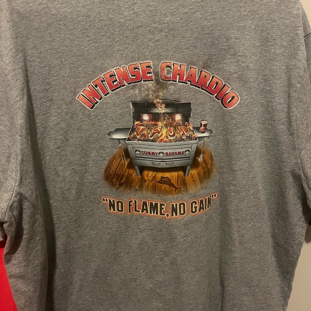 Tommy Bahama “Intense Chardio” “No Flame, No Game” T-Shirt - mens size XL